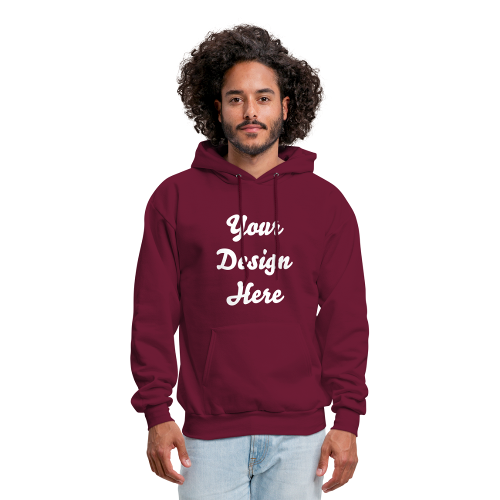 Men's Hoodie - burgundy