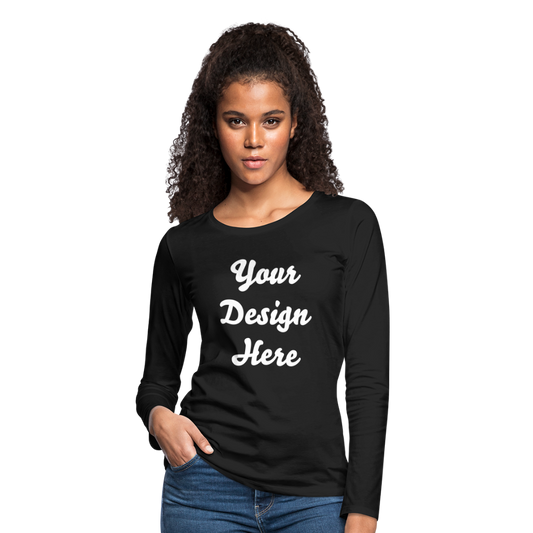 Women's Premium Long Sleeve T-Shirt - black