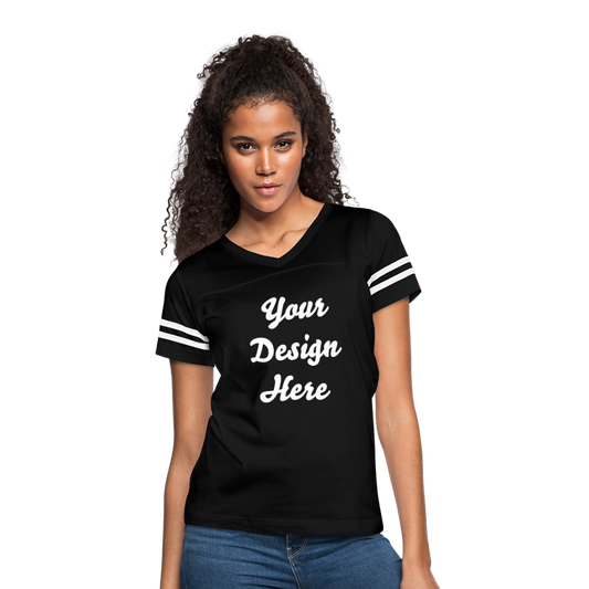 Women’s Vintage Sport T-Shirt - black/white