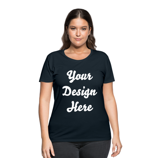 Women’s Curvy T-Shirt - navy