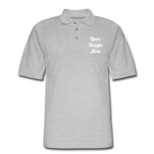 Men's Pique Polo Shirt - heather gray