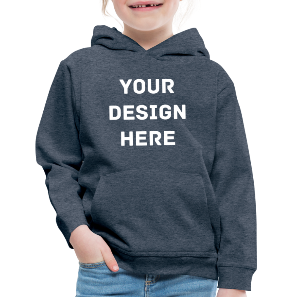 Kids‘ Premium Hoodie - heather denim