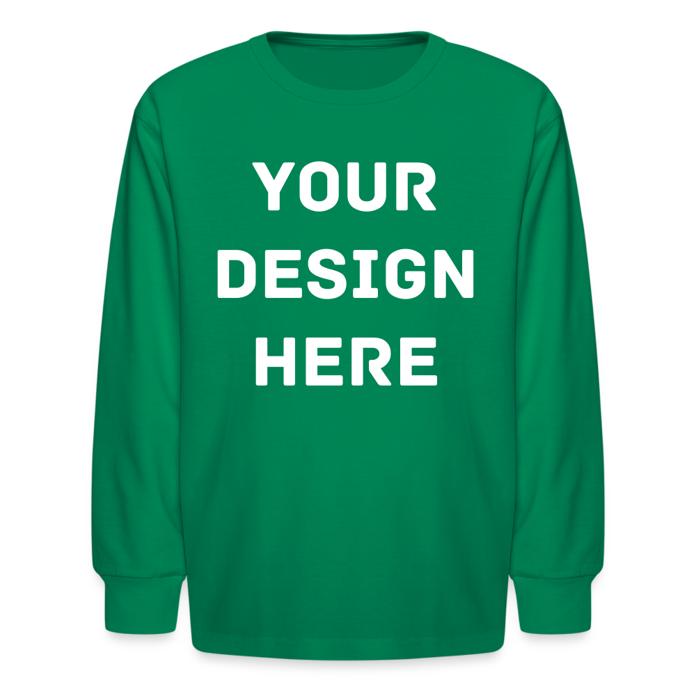 Kids' Long Sleeve T-Shirt - kelly green