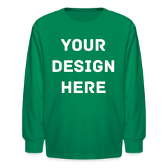 Kids' Long Sleeve T-Shirt - kelly green