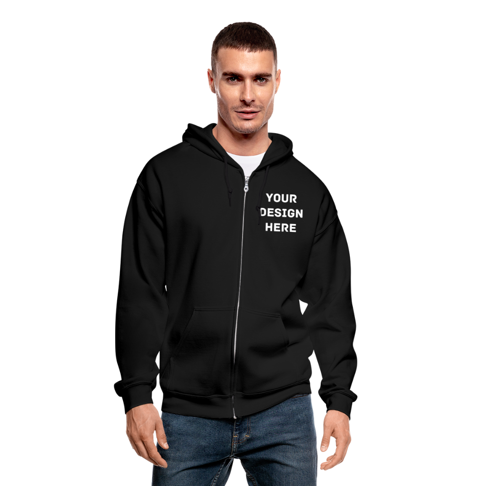 Gildan Heavy Blend Adult Zip Hoodie - black