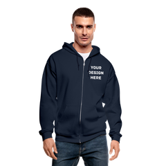 Gildan Heavy Blend Adult Zip Hoodie - navy