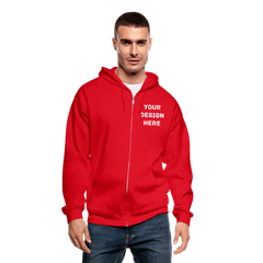 Gildan Heavy Blend Adult Zip Hoodie - red